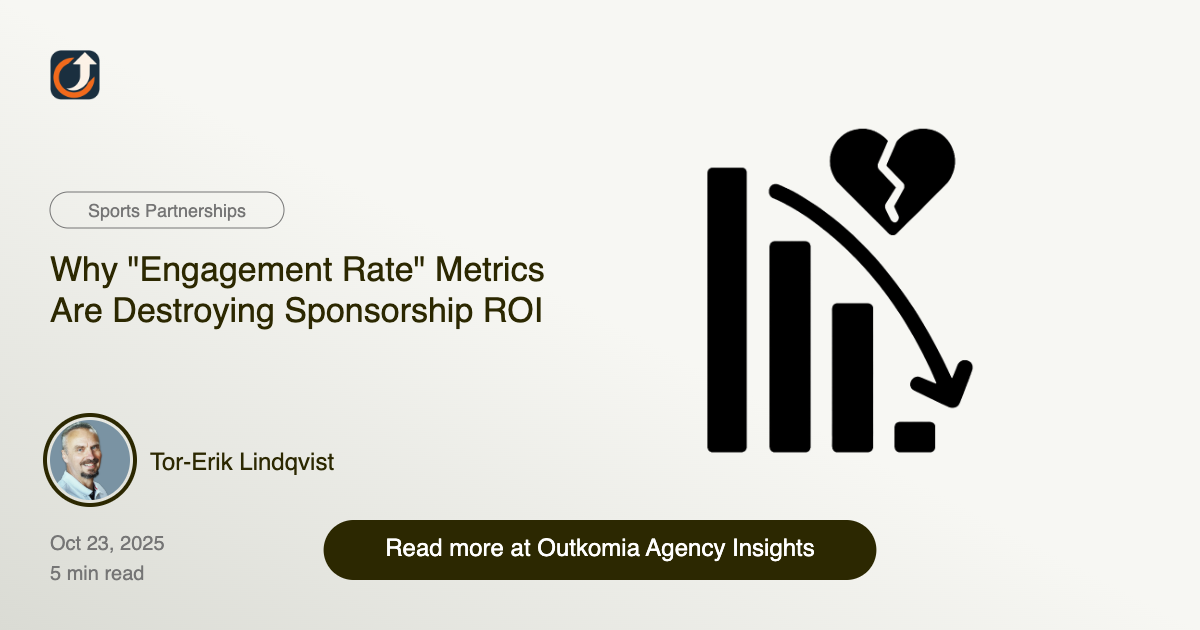 Why Engagement Rate Metrics Are Destroying Sponsorship ROI