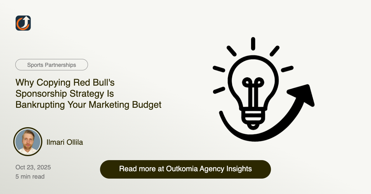 Why Copying Red Bull's Sponsorship Strategy Is Bankrupting Your Marketing Budget